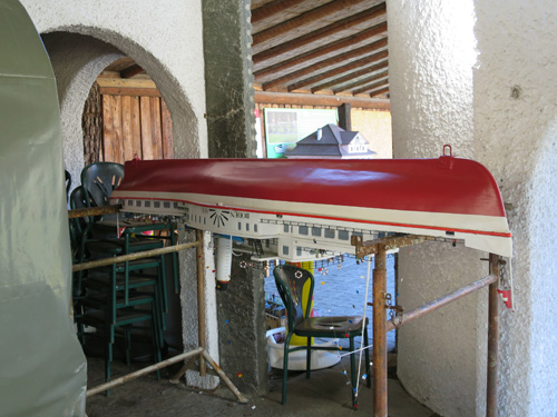 upside down boat ....and lots of tiny houses. or just the day trip to that place.