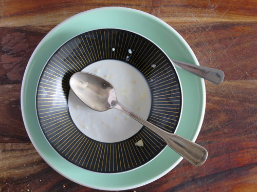 unintentional still life ....after lunch situation that made me smile